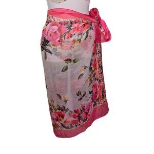 Maryan Mehlhorn Lidea Charmline Pareo Rose Floral Silk Sarong